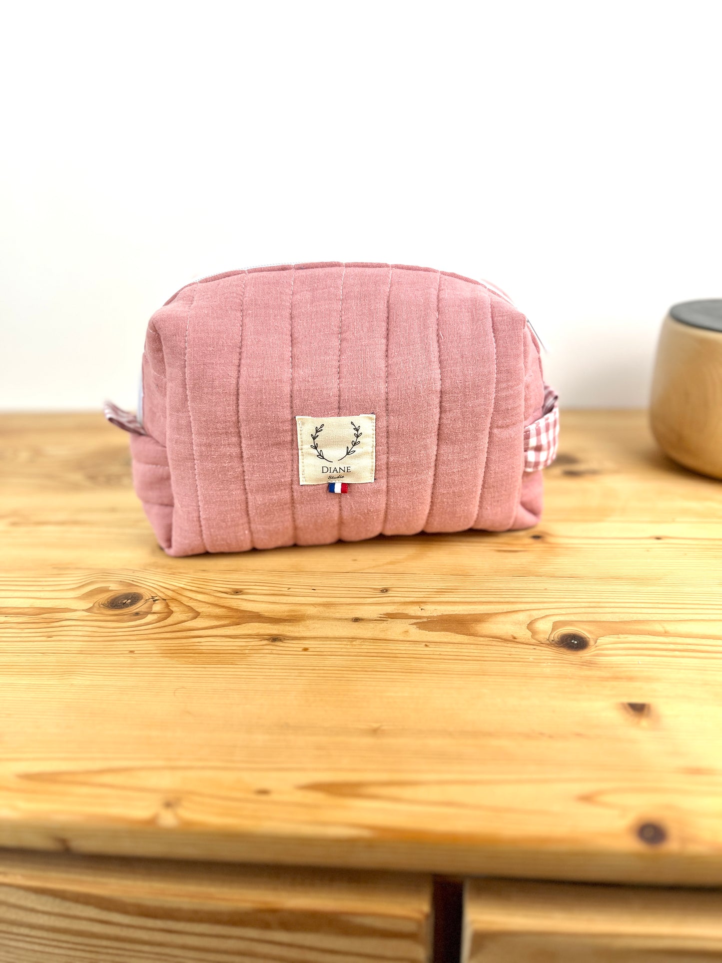 Colette la trousse de toilette rose thé