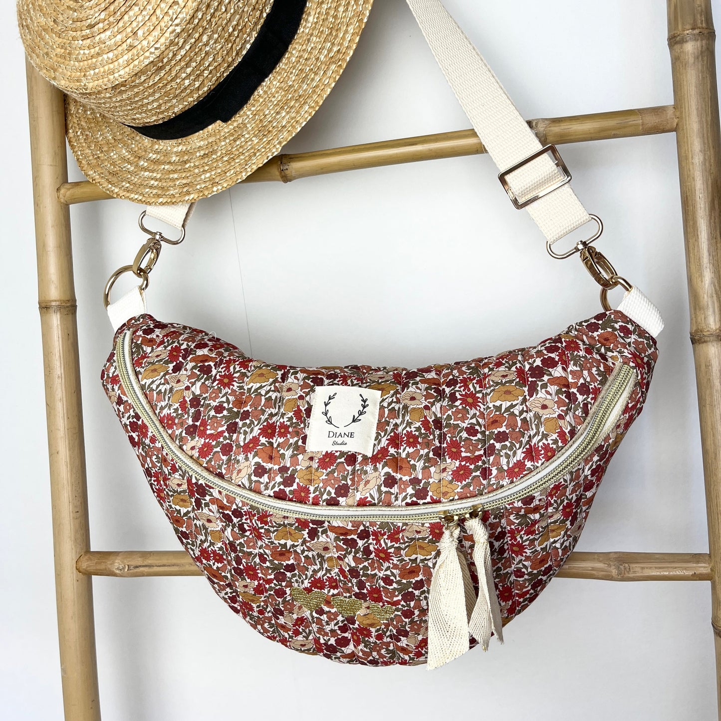 Le sac banane Eléonore poppy forest