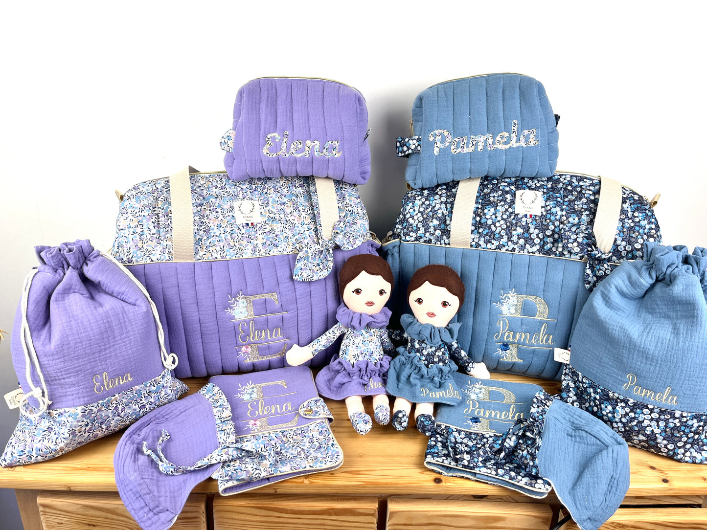 Béguin volant lilas et Liberty of London wiltshire