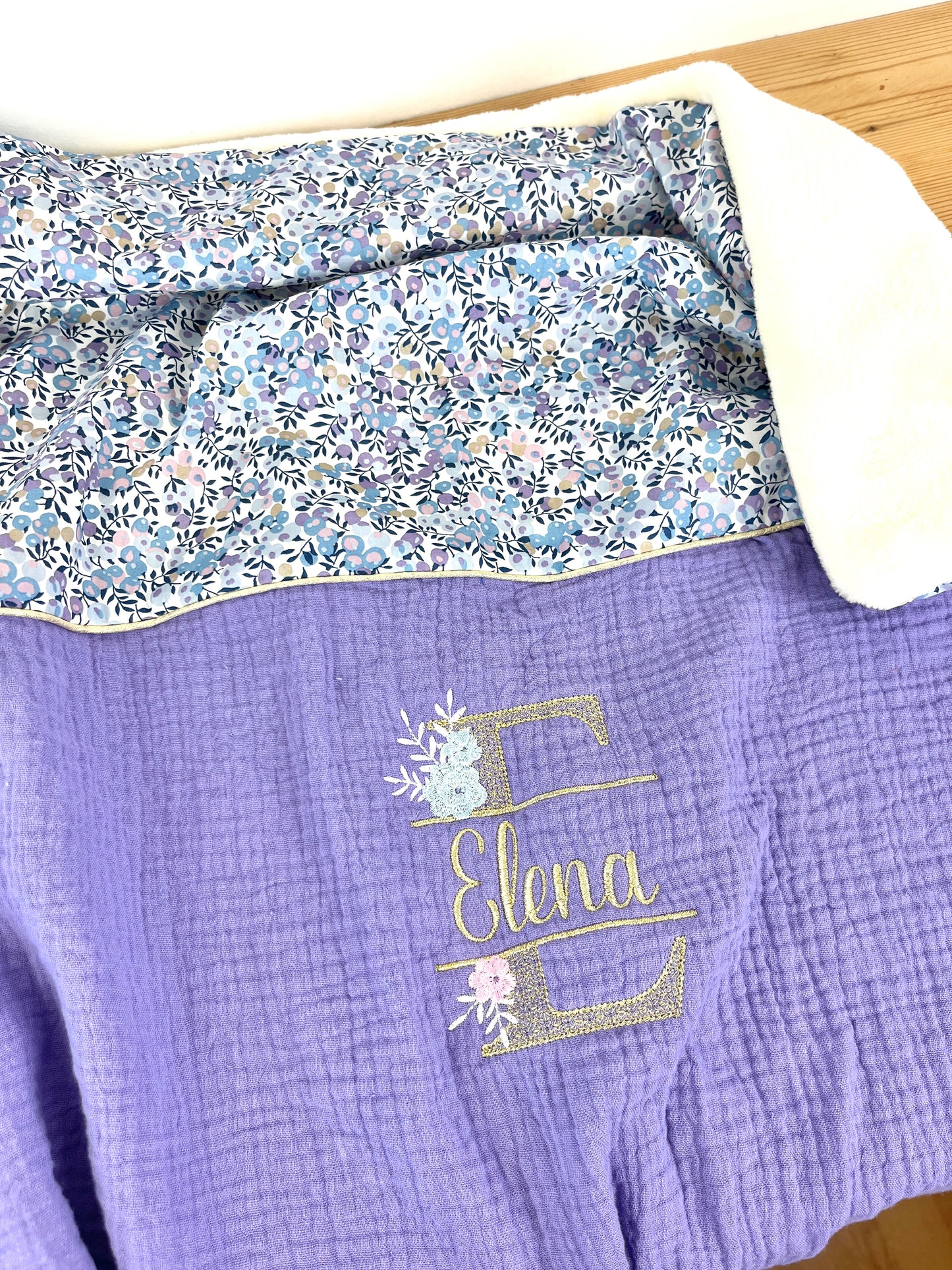 Couverture lilas t Liberty of London wiltshire