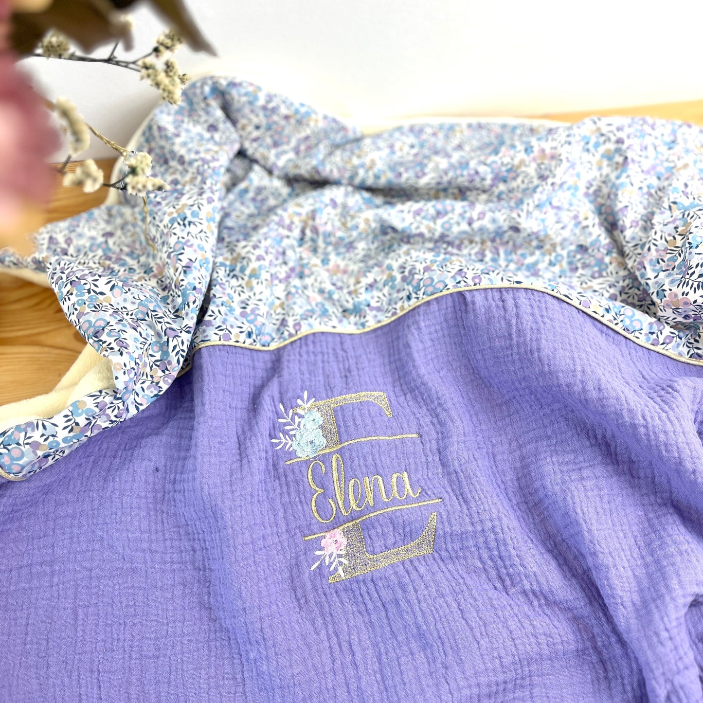 Couverture lilas t Liberty of London wiltshire