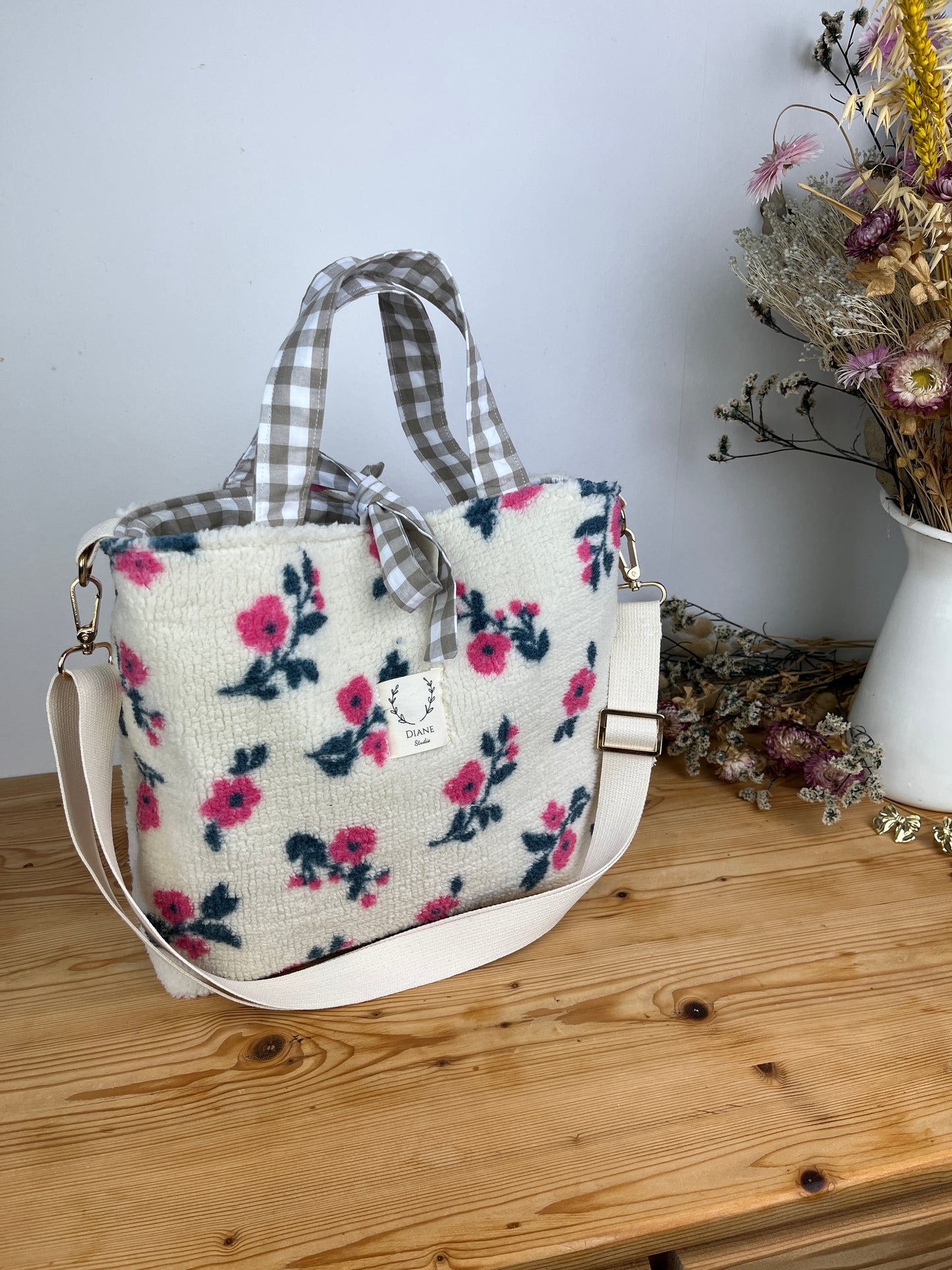 Sac Félicie sherpa fleuri