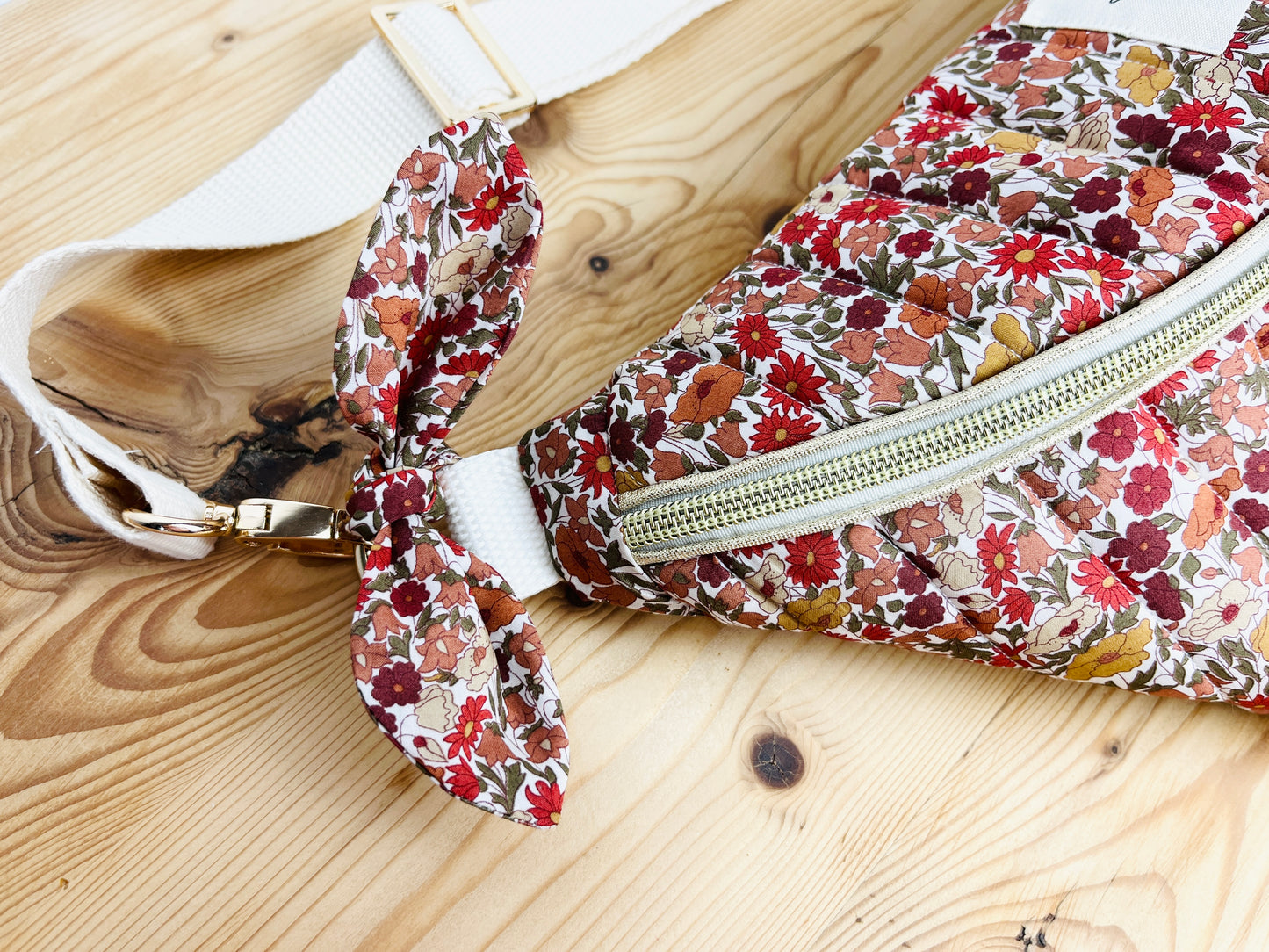 Le sac banane Eléonore poppy forest