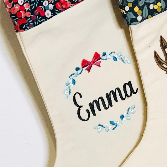 Guirlande Noël et prénom