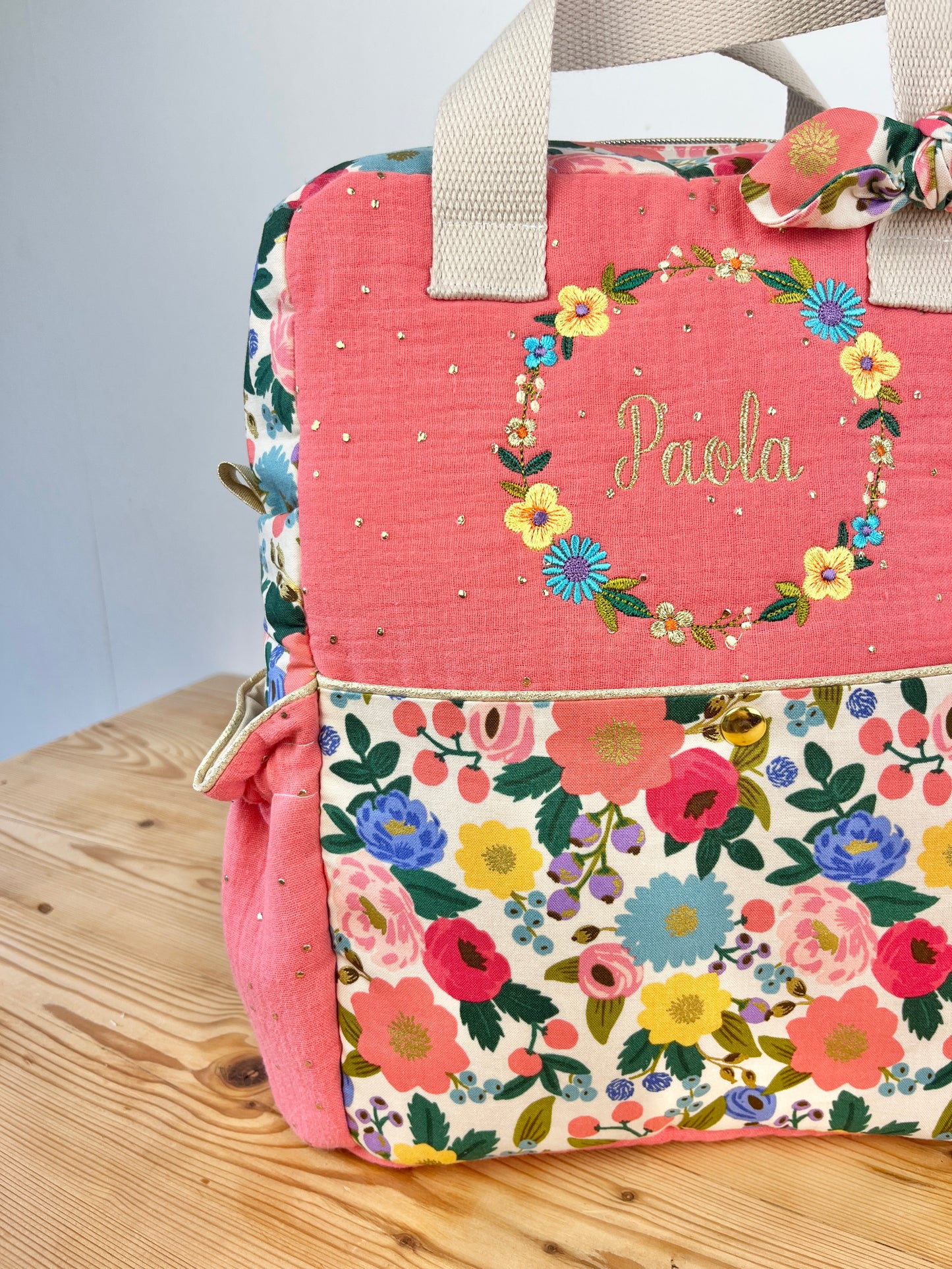 Le sac à dos enfant Ombeline garden modèle Suzon