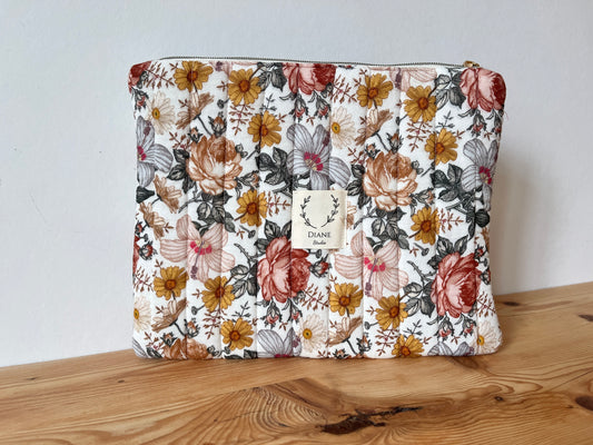 Babette la pochette plate matelassée gaze vintage