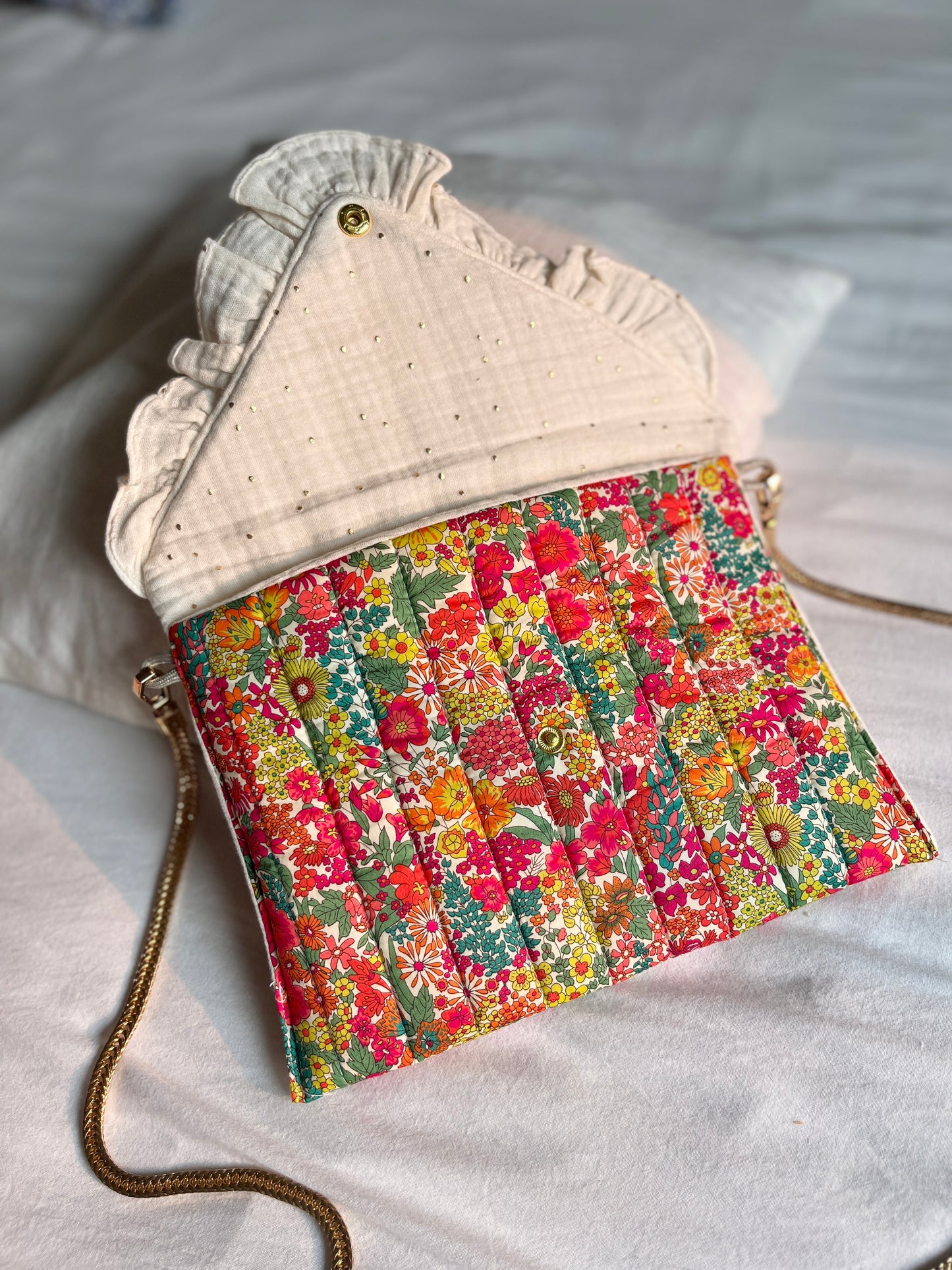 Sac pochette matelassée Liberty of London margaret annie B