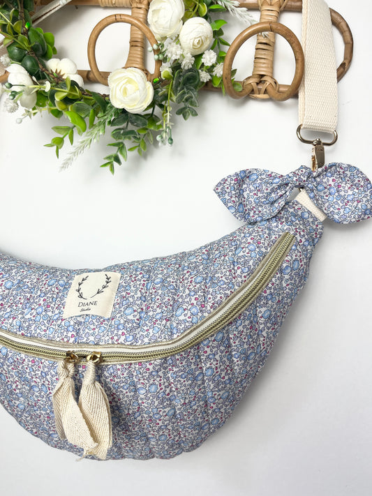 Le sac banane Eléonore Liberty of London Eloïse bleu