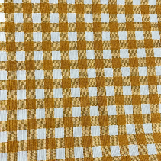 Toile carreaux ocre (sans volants)