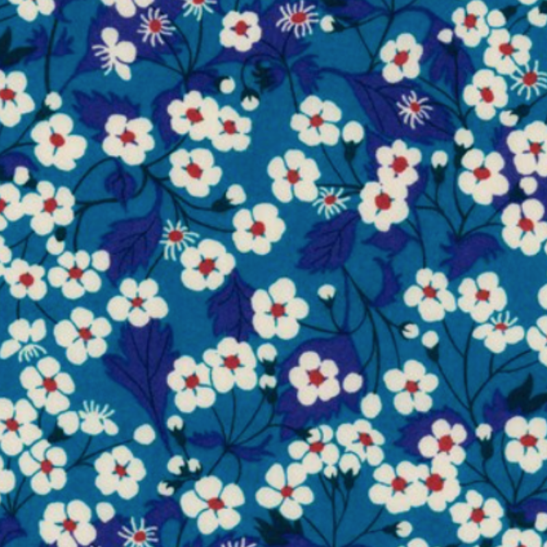 Coupon 1 m60 Liberty of London Mitsi outremer
