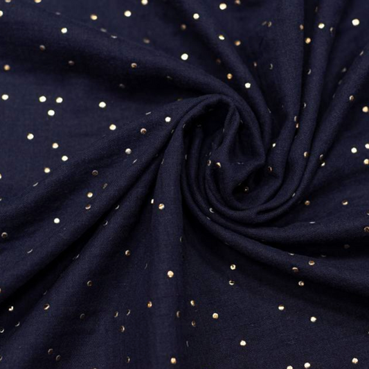 Gaze Bleu nuit doré