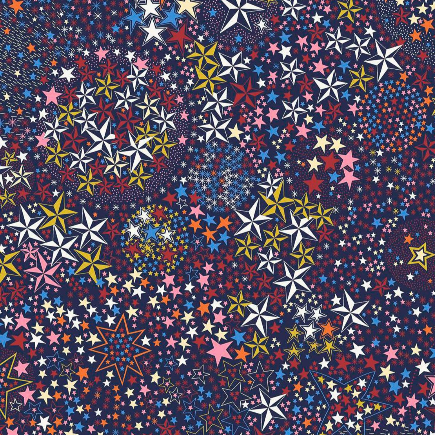 Coupon 1m x 40cm Liberty classique Adelajda wish marine