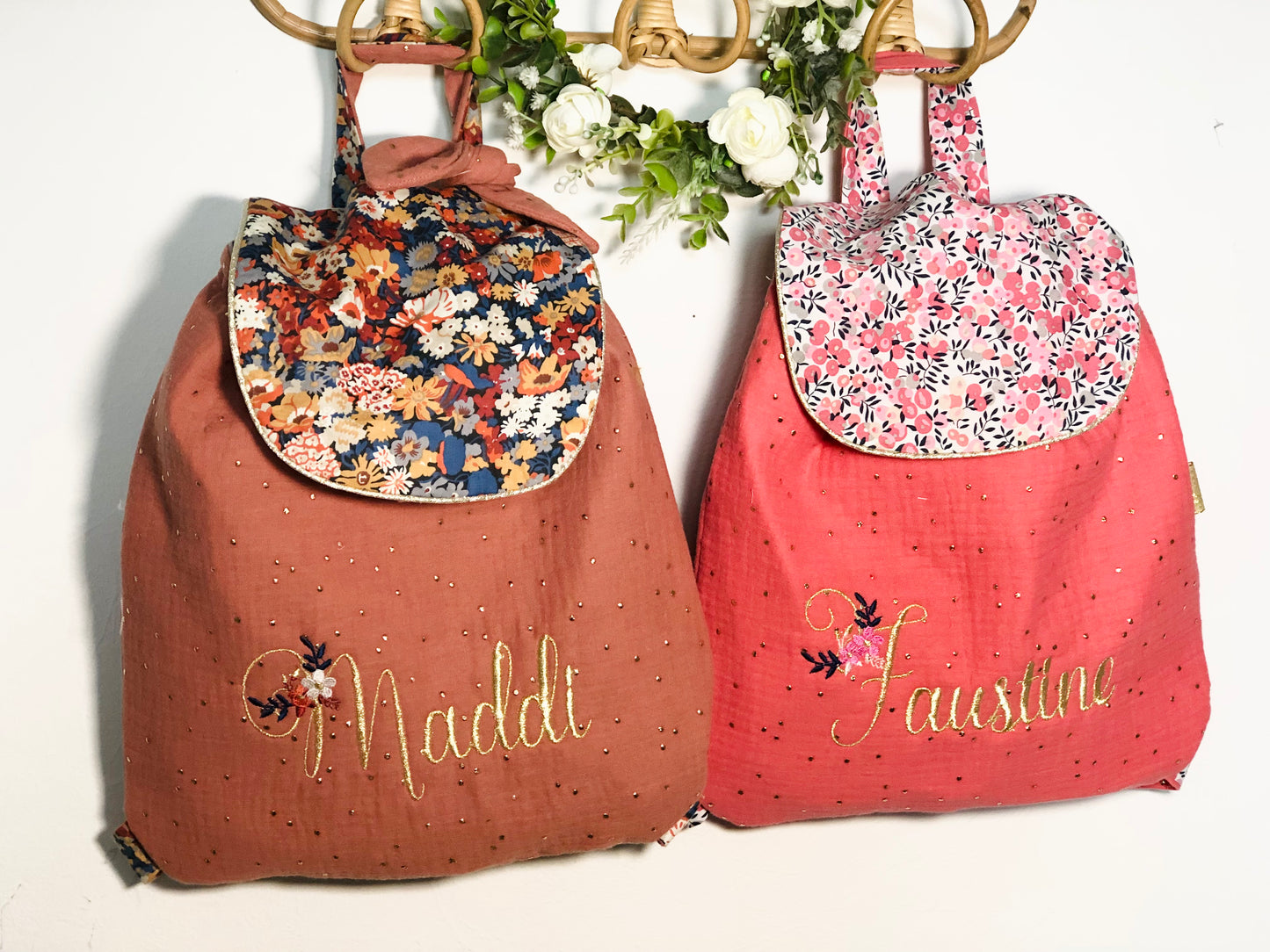 Le sac à dos enfant personnalisé Églantine Liberty of London