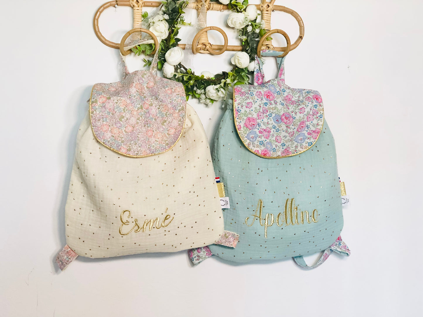 Le sac à dos enfant personnalisé Églantine Liberty of London