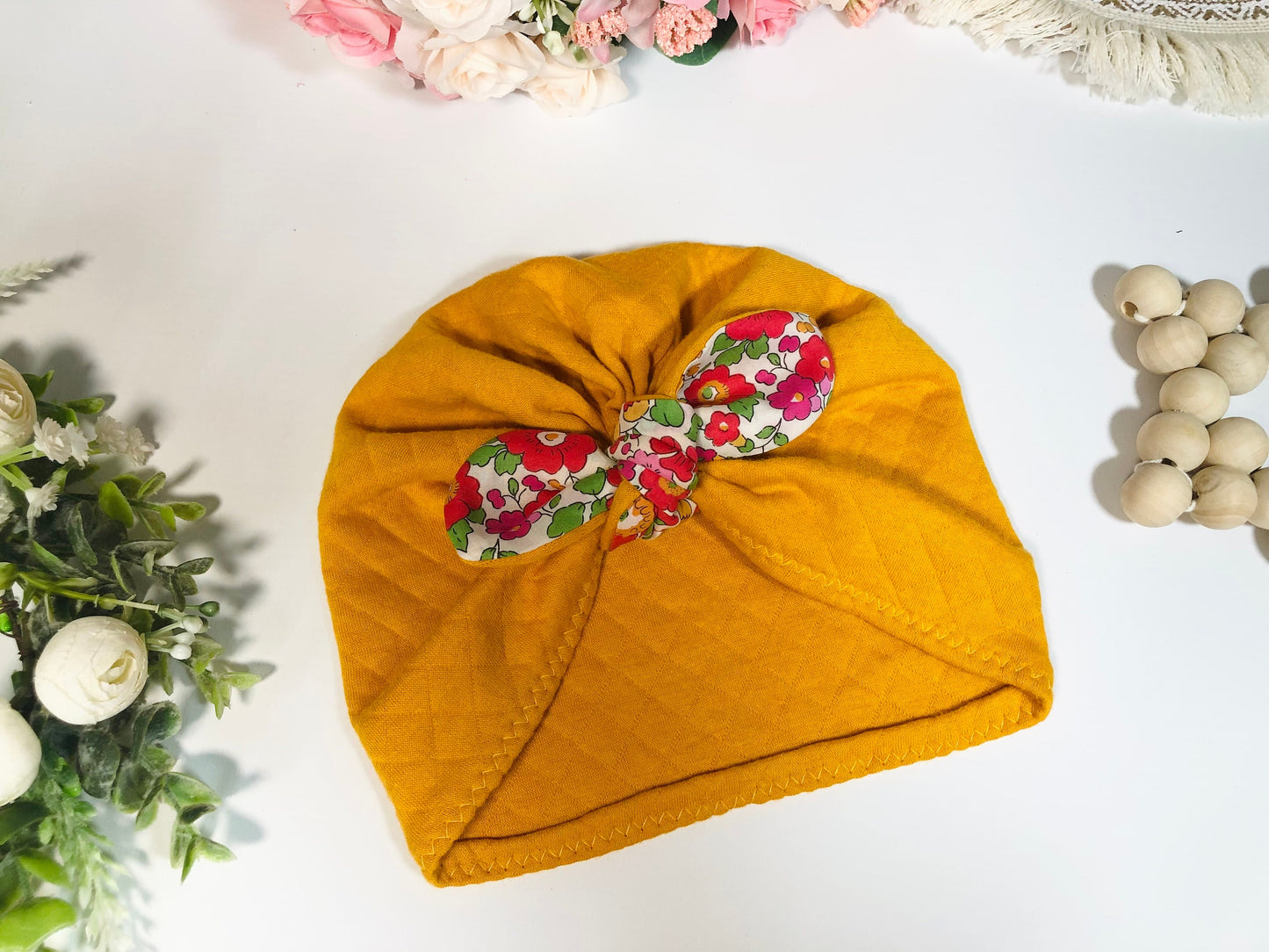 Le turban noeud rond personnalisable ✨