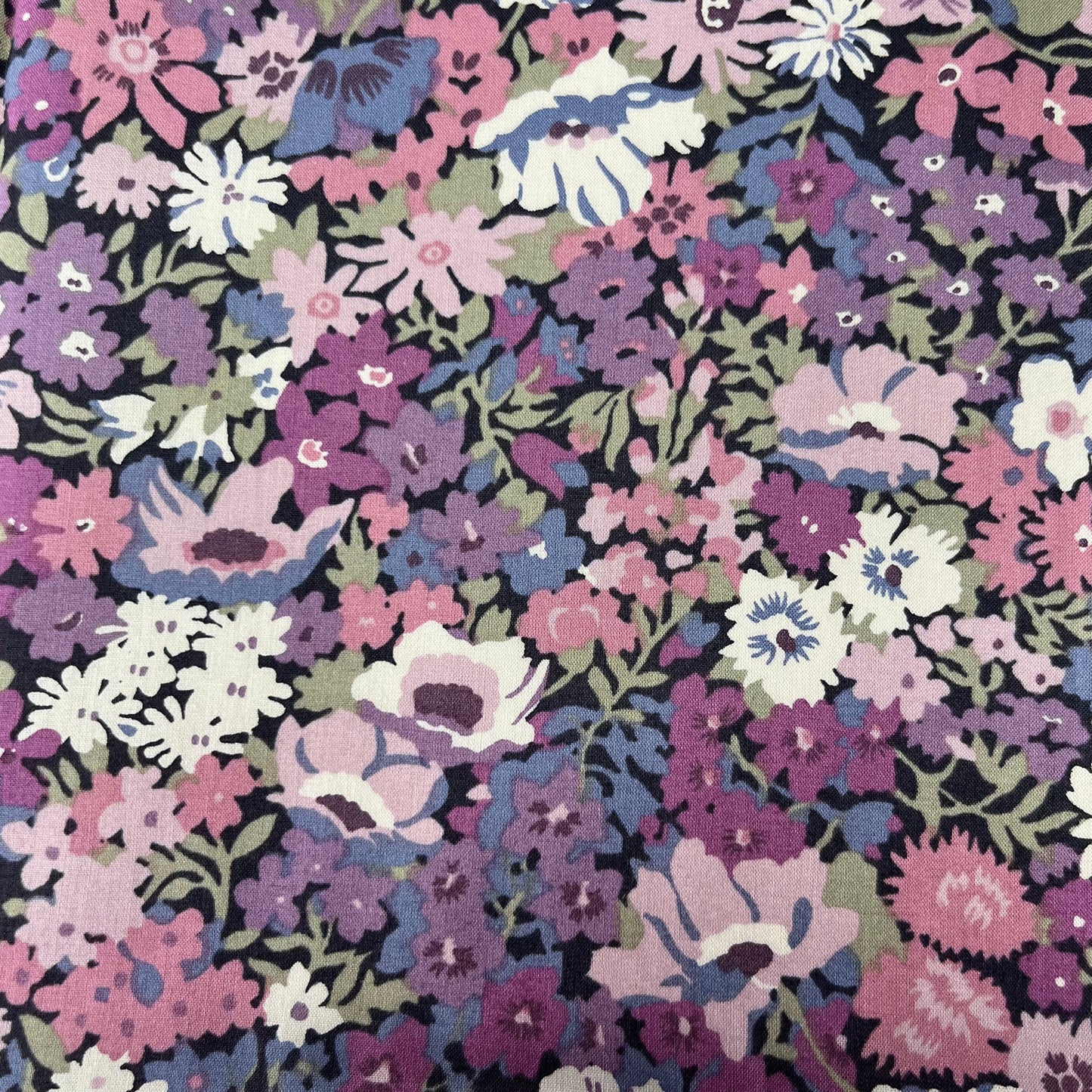 Coupon 50x50 Liberty exclusif japonais Thorpe aubergine