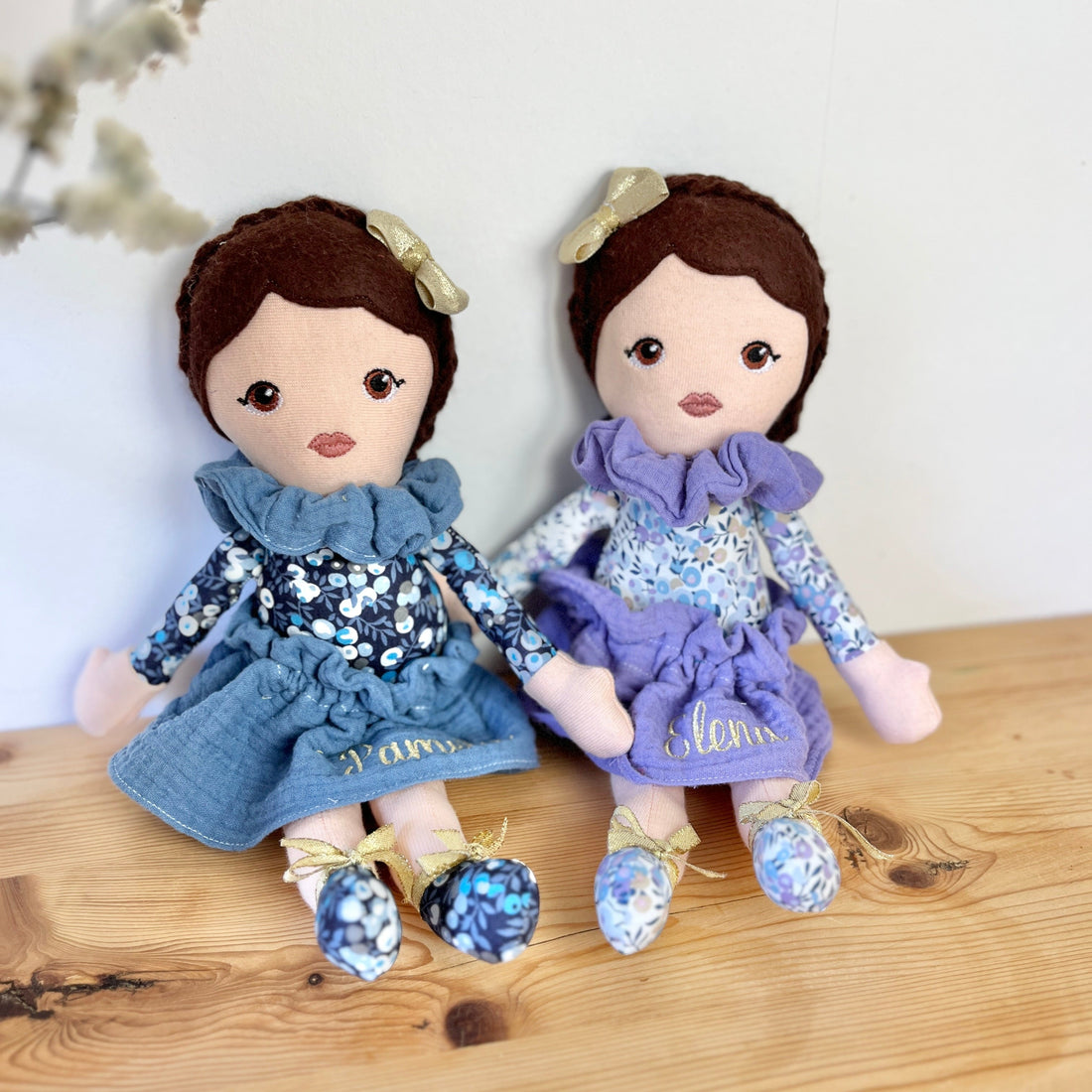 Les petites poupées en Liberty chez Diane Studio !