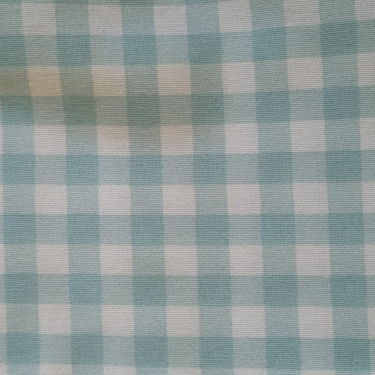 Toile carreaux menthe (sans volants)