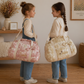 Louison the children's duffel bag with initial lace