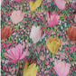 Coupon 50 cm Coton imprimé tulipes multicolores