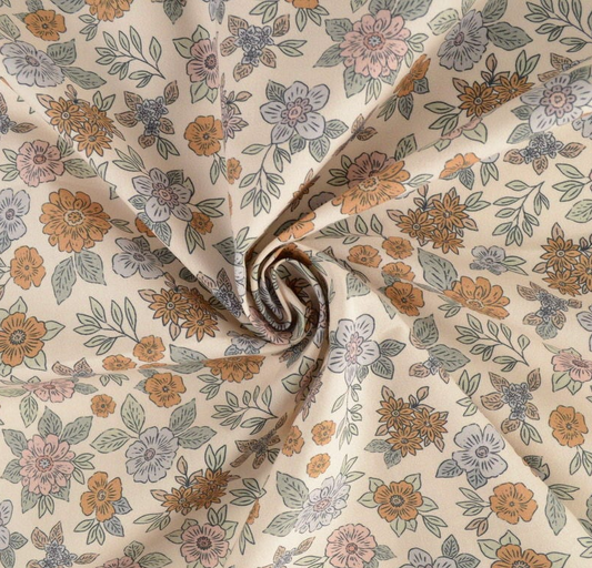 Coton imprimé marion camel