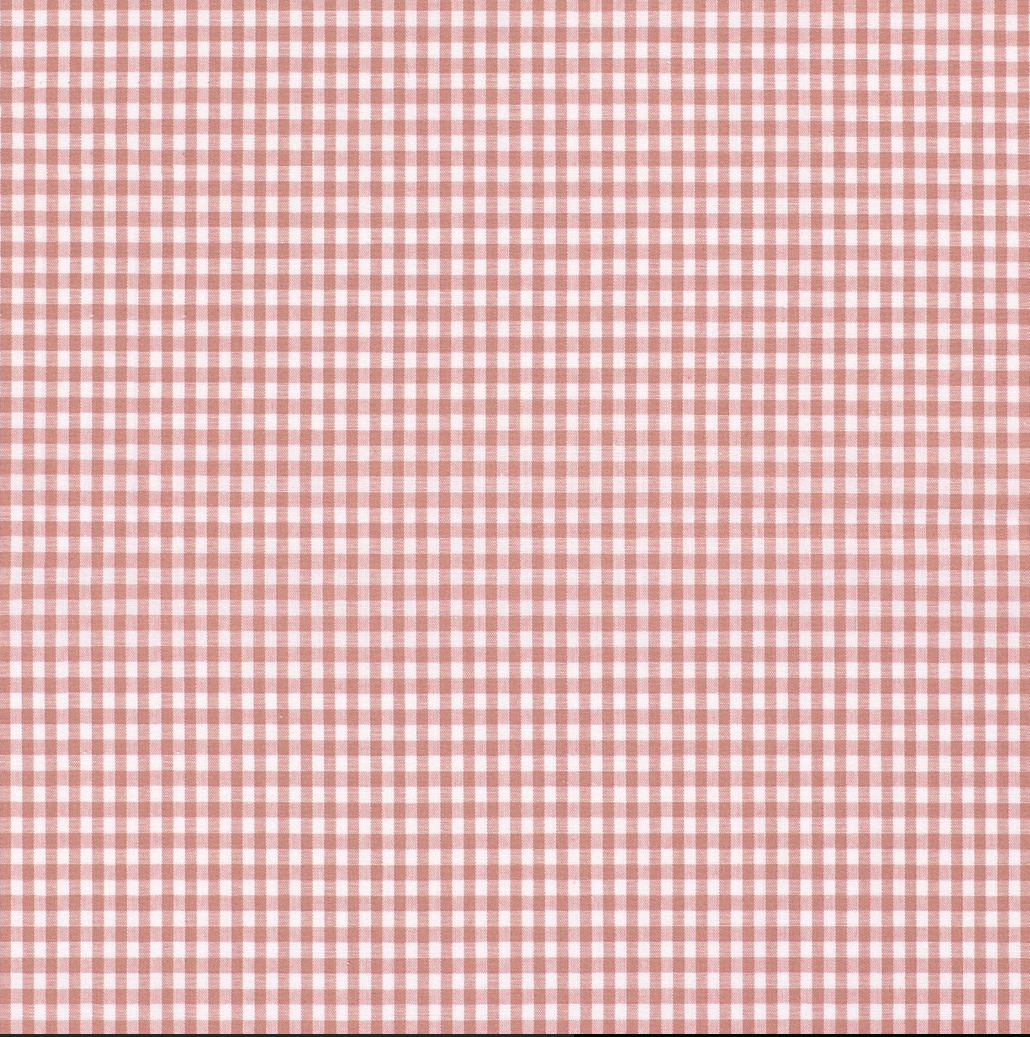 Vichy rose thé carreaux 5 mm