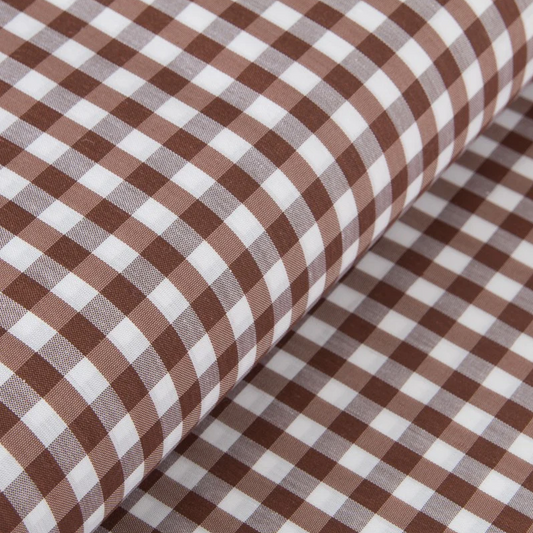 NOUVEAU ! Vichy chocolat grands carreaux