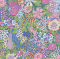 Coupon 1m x35cm Pervenche coloris J