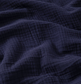 Coupon 1m20x90 + 1mx40 gaze bleu marine