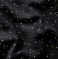 Coupon 1m15 gaze noir pois dorés