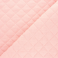 Coupon 1mx30cm gaze matelassé rose poudré