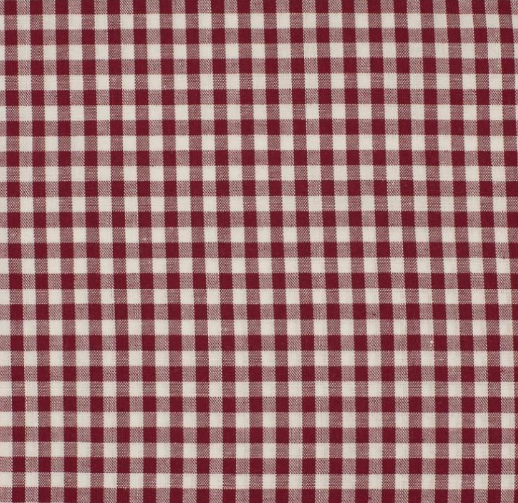 Coupon 75x1m vichy bordeaux petits carreaux