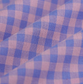 Coupon 25cm Vichy bleu rose