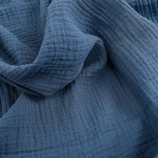 Sky blue gingham with small checks