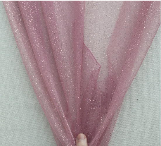 NEW! Pink glitter tulle for ruffles only
