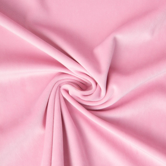 Velours rose poudré