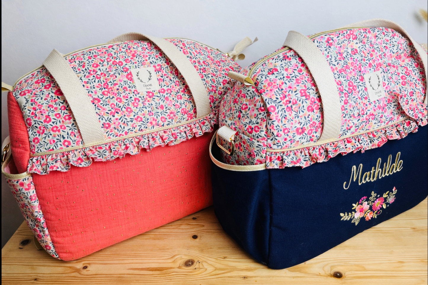 Aimé le sac à langer brodé 100% personnalisable