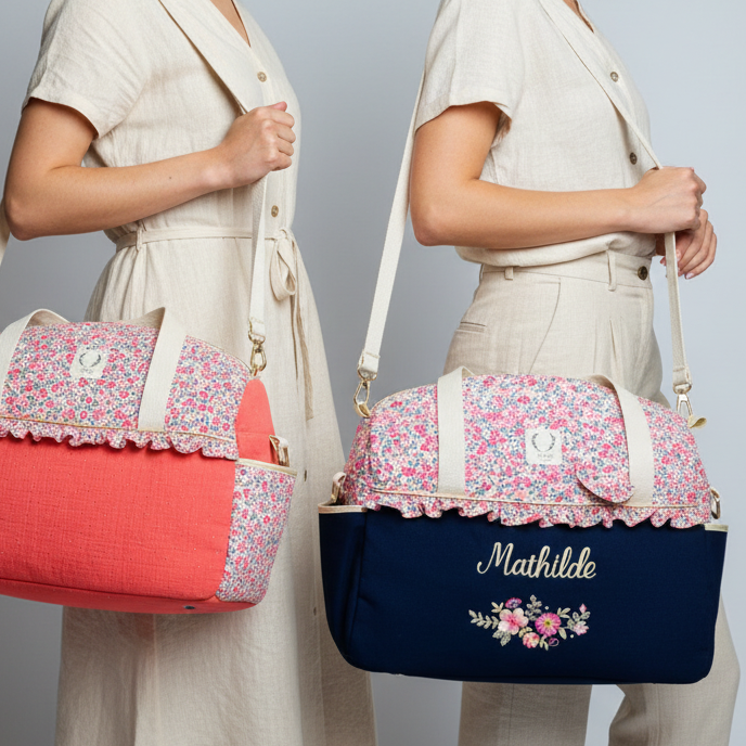 Aimé le sac à langer brodé 100% personnalisable