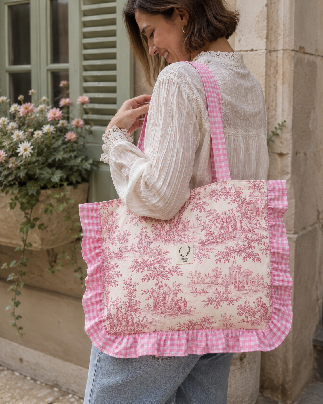 Le petit tote bag à volants 100% personnalisable