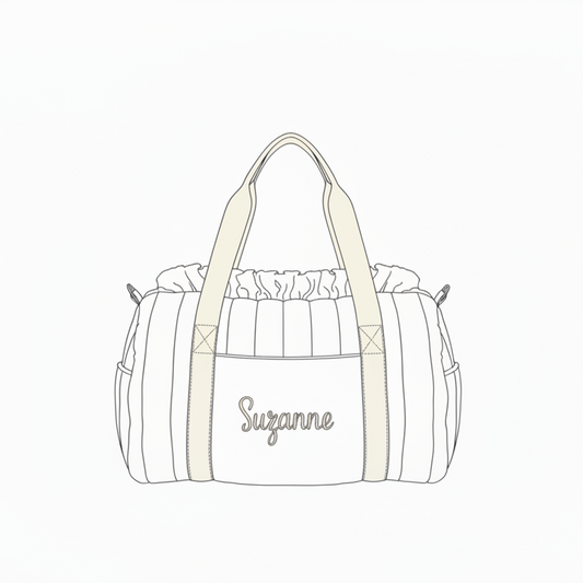 Sac Louison adulte et volant prénom doré