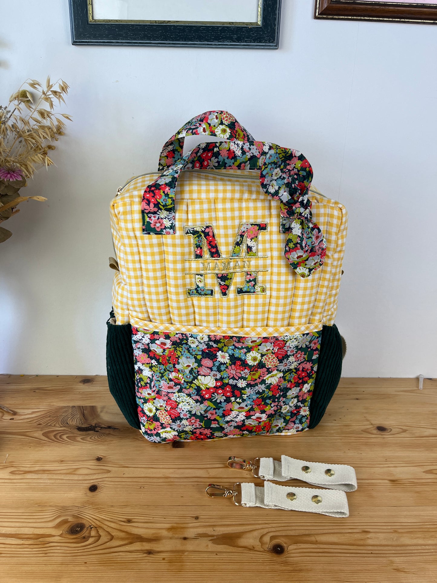 Le sac à dos brodé Angélique personnalisable