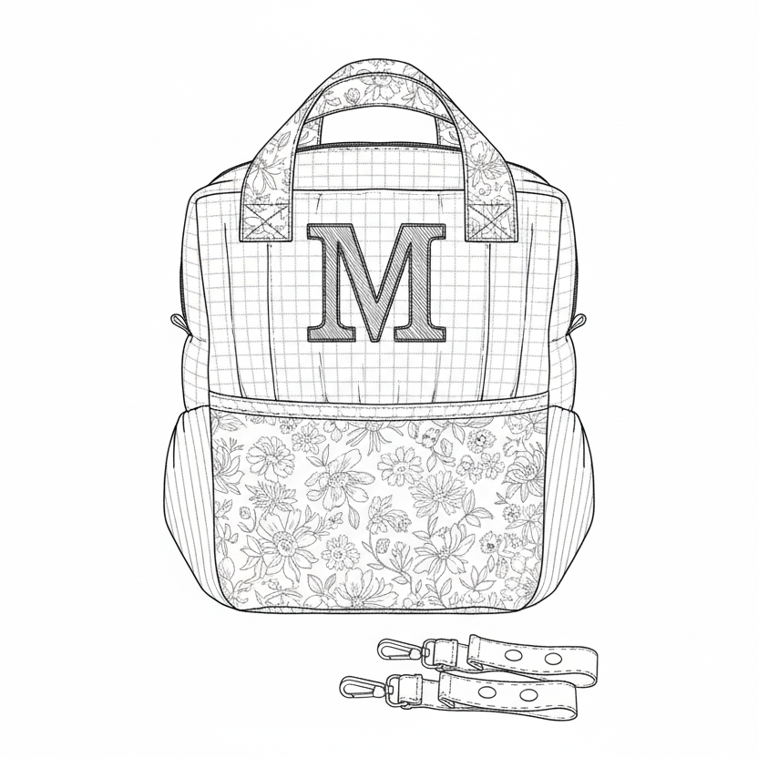 Le sac à dos Angélique personnalisable