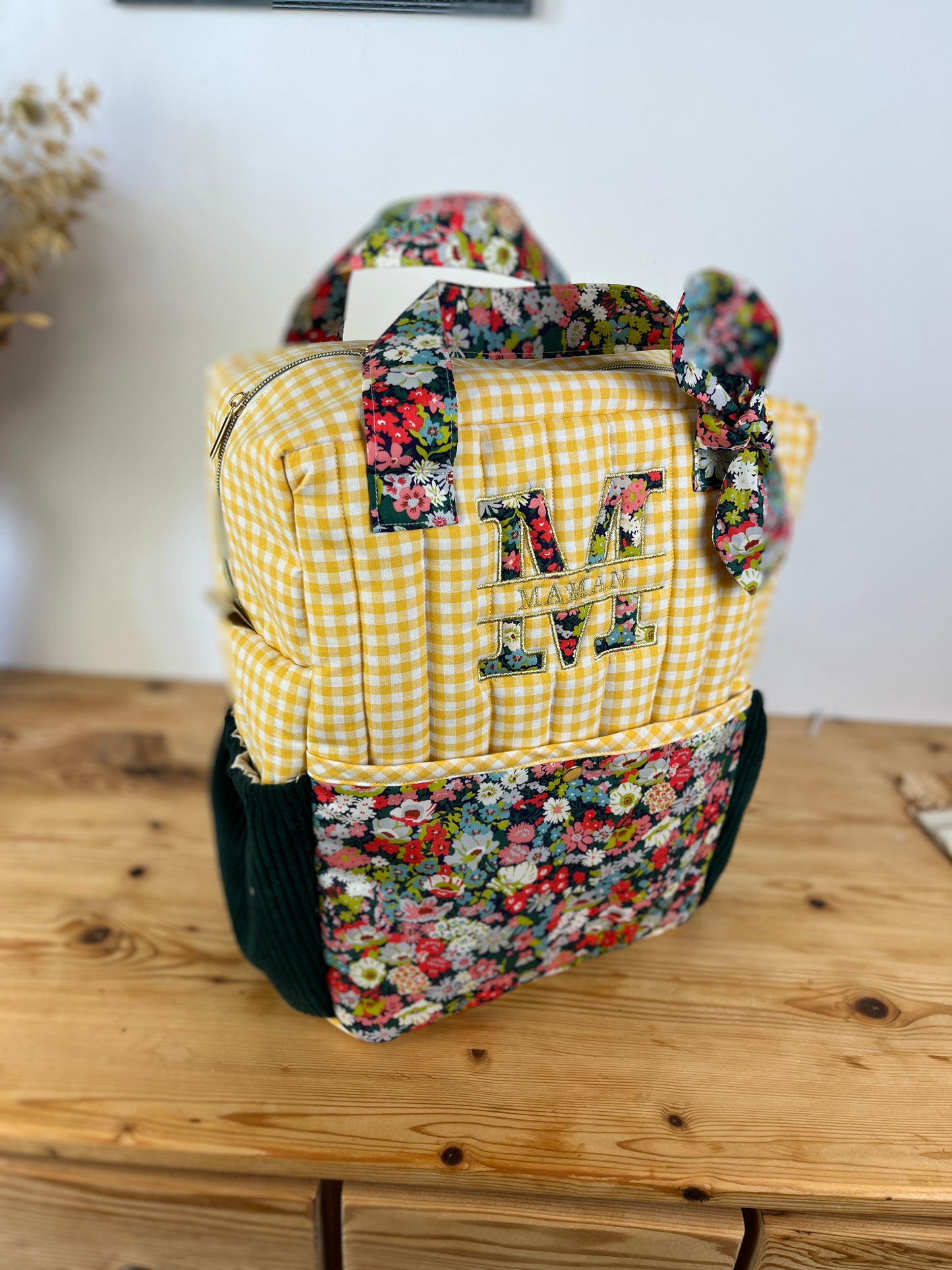 Le sac à dos brodé Angélique personnalisable