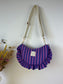 Sac Milan rayé violet et bleu