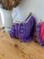 Sac Milan rayé violet et bleu