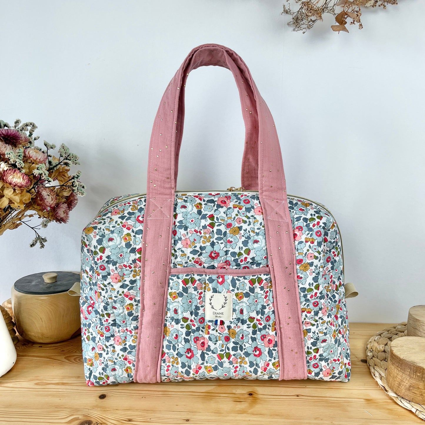 Le sac Charlotte matelassé et anses en tissu ✨