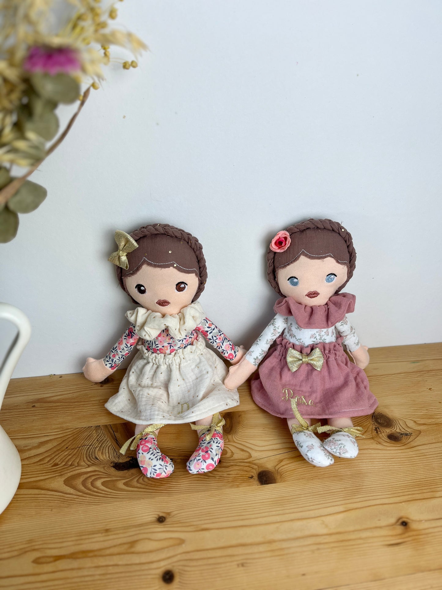 Petite poupée en Liberty décorative