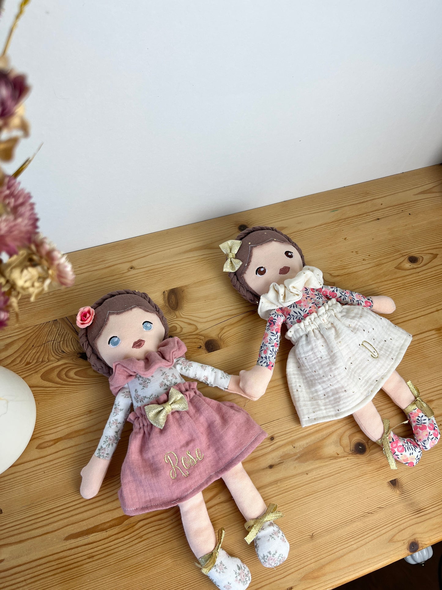 Petite poupée en Liberty décorative