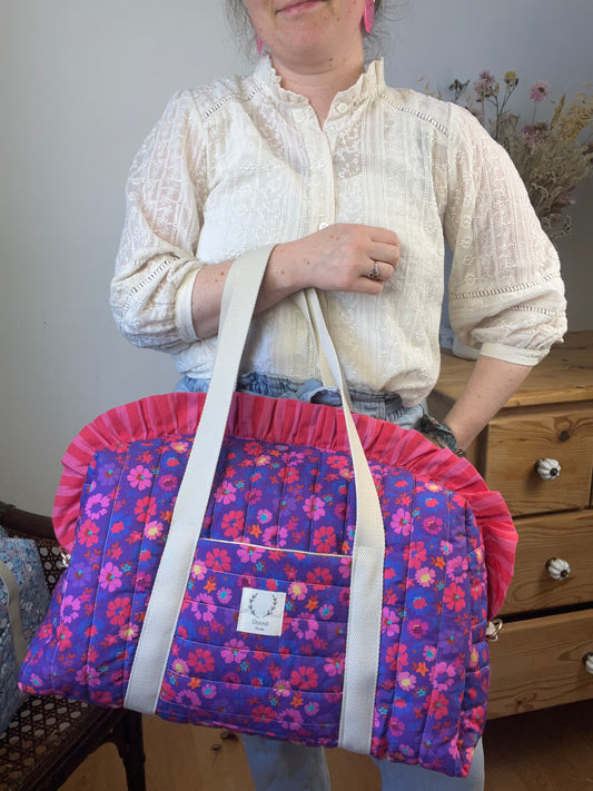 Sac Chloé violet rouge