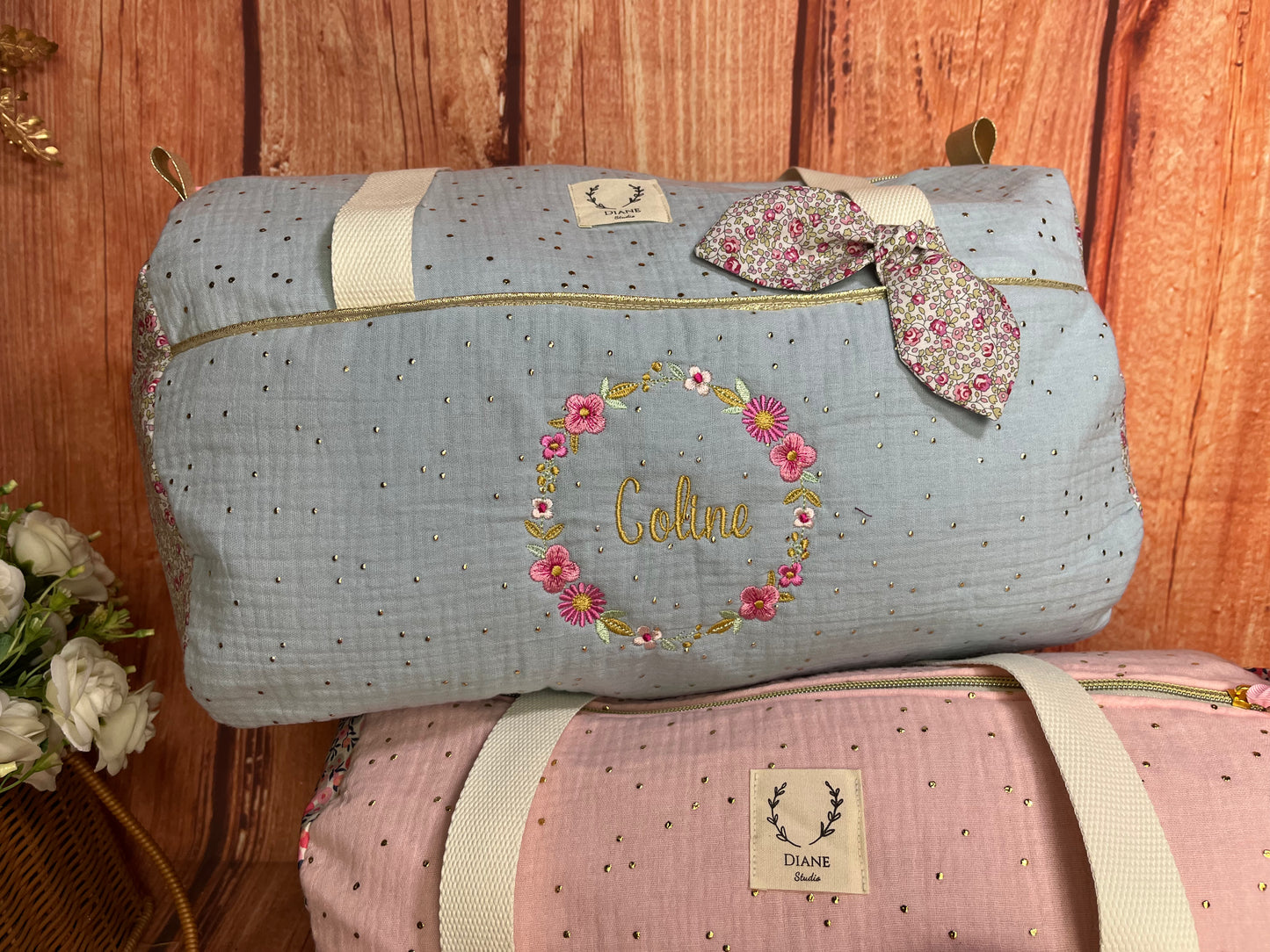 Le sac Pernelle prénom floral doré  ✨